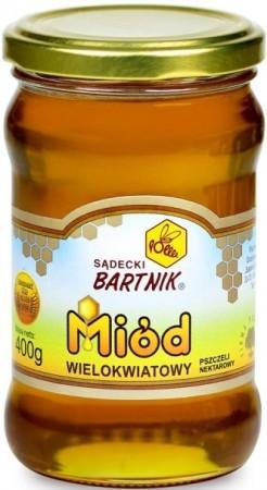 Miód wielokwiatowy 400 g Bartnik Produkt Polski